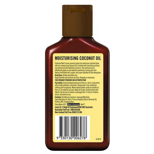 Reef Dark Sun Tan Oil - Professional Strength Coconut - 125ml-Auzzi Store