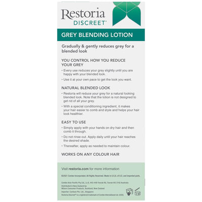 Restoria Discreet Grey Blending Lotion 236ml - Natural Grey Reduction
