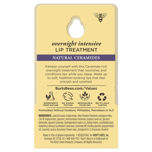 Burt's Bees Overnight Intensive Lip Treatment Blister 7.08g - Nourish Your Lips While You Sleep – view 2