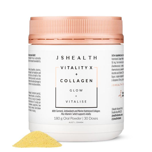 JSHEALTH Vitality X + Collagen Powder 180g - Skin & Energy Support – view 2
