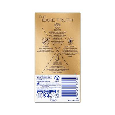 Durex Invisible Wide Fit Condoms - 10 Pack for Enhanced Comfort