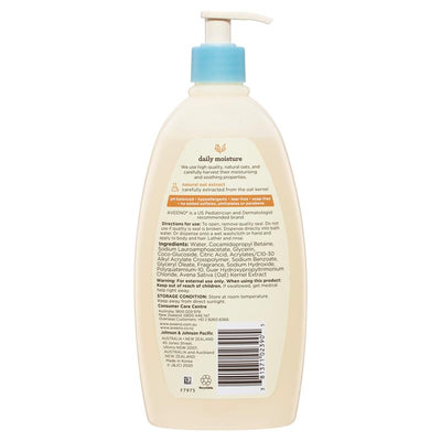 Aveeno Baby Daily Moisture Wash & Shampoo 532mL - Lightly Scented