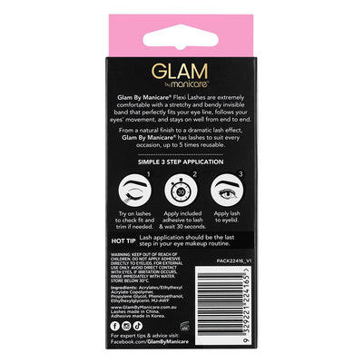 Glam By Manicare Ariel Flexi Lashes Intense - 2 Pairs