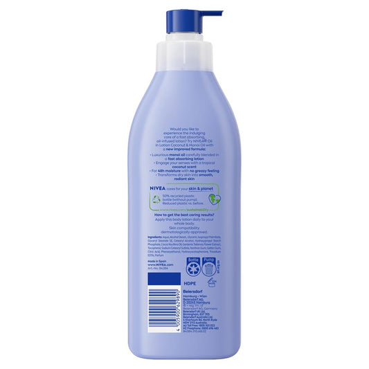 NIVEA Oil In Lotion Coconut & Monoi Oil Body Lotion 400ml - 48H Deep Moisture - Auzzi Store