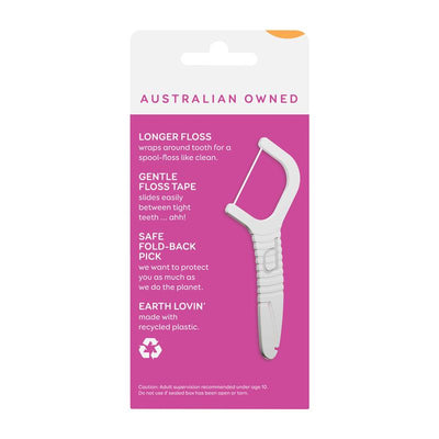 GO2 Dentagenie Smooth Flosspyx Mint 36 Pack - Gentle Dental Care