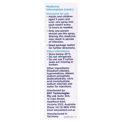 Eze Allergy Nasal Spray - 10ml