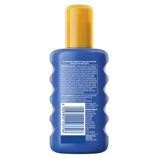 NIVEA Sun Ultra Sport Cooling SPF50+ Sunscreen Spray 200ml-Auzzi Store