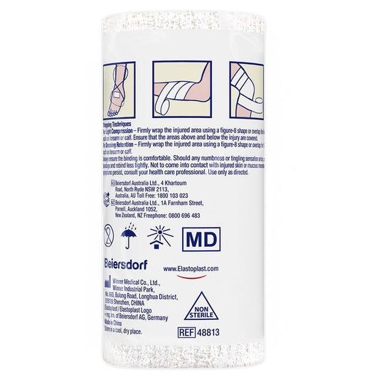 Elastoplast Medium Weight Crepe Bandage 10cm x 1.6m for Injury Support-Auzzi Store