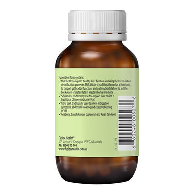 Fusion Liver Tonic - 60 Tablets for Enhanced Liver Function