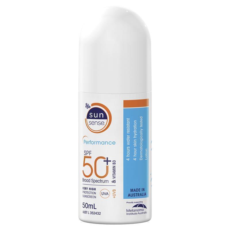 Ego Sunsense Performance SPF 50+ Roll On 50ml - Convenient Sun Protection