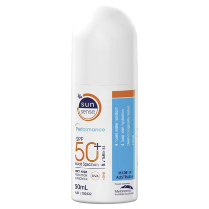 Ego Sunsense Performance SPF 50+ Roll On 50ml - Convenient Sun Protection