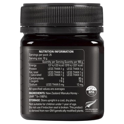 Comvita UMF 5+ Manuka Honey 250g - Authentic New Zealand Honey