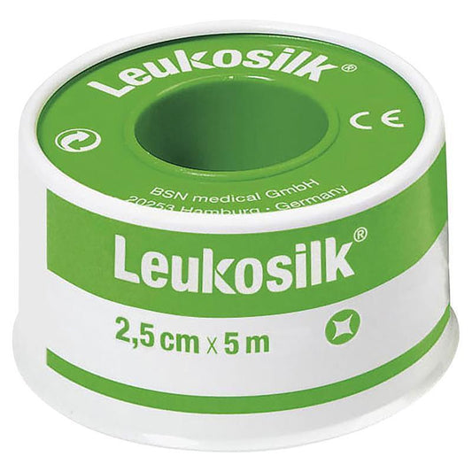 Leukosilk Medical Tape 2.5cm x 5m - Gentle on Sensitive Skin-Auzzi Store