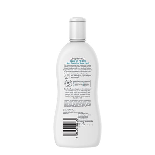 Cetaphil Pro Eczema Body Wash 295ml – Fragrance-Free, Dermatologist-Tested – view 2