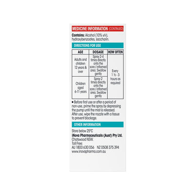 Difflam Forte Sore Throat Spray - 15mL (88 Sprays)