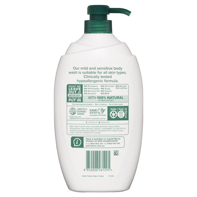 Palmolive Naturals Sensitive Body Wash 1L, Paraben-Free & pH Balanced