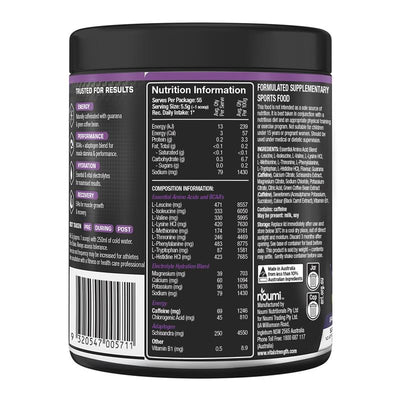 Vital Strength Amino Max EAA Grape 300g - Essential Amino Acids for Performance