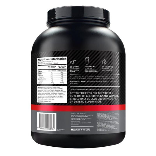 Optimum Nutrition Performance Whey Vanilla (1.95kg) – view 2 - Auzzistore
