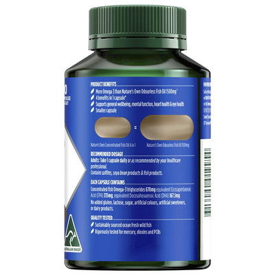 Nature’s Own 4-in-1 Concentrated Fish Oil Omega-3 90 Capsules
