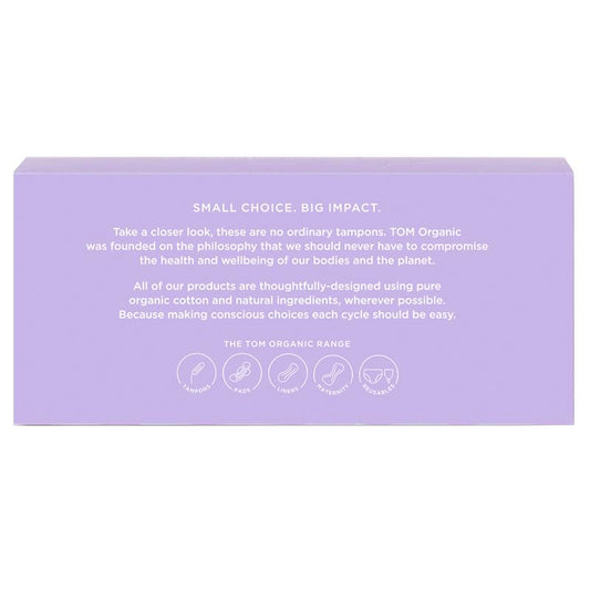 TOM Organic Tampons Super - 16 Pack of 100% Organic Cotton-Auzzi Store