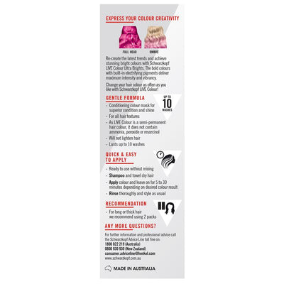 Schwarzkopf LIVE Colour Shocking Pink - Semi Permanent 75ml