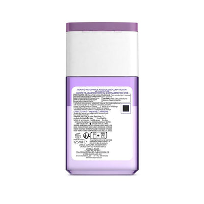 L'Oreal Paris Revitalift Filler Hyaluronic Acid Eye & Lip Makeup Remover 125ml - Fragrance Free