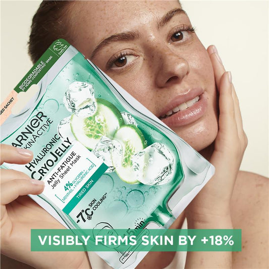 Garnier Skin Active Hyaluronic Cryo Jelly Cooling Sheet Mask 27g - Anti-Fatigue Solution – view 2