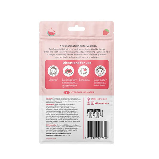 Skin Control Hydrating Lip Mask 6 Pack - Plump and Nourish Your Lips