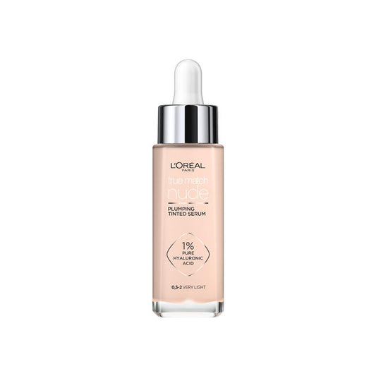L'Oreal Paris True Match Nude Plumping Tinted Serum Foundation Light 0.5-2