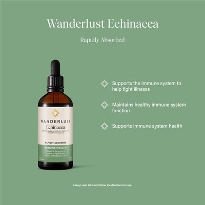 Wanderlust Echinacea Cold-Pressed Drops 90ml | Immune Support