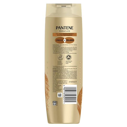 Pantene Miracles Collagen Repair & Protect Shampoo 375ml - Silicone-Free – view 2