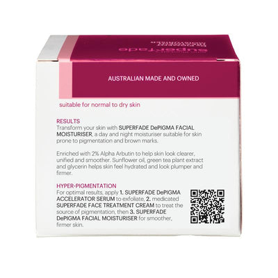John Plunkett's SuperFade De Pigment Treatment Moisturiser - 50g