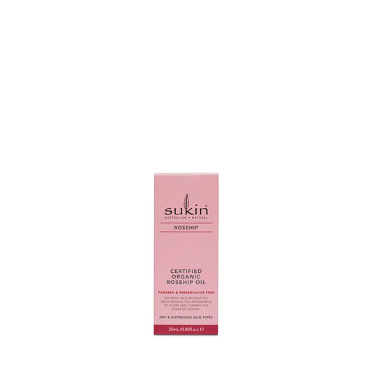Sukin Certified Organic Rose Hip Oil 25ml for Skin Nourishment-Auzzi Store