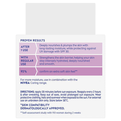 NIVEA Daily Essentials Nourishing Face Moisturiser SPF30 50ml - Deeply Nourishing Hydration