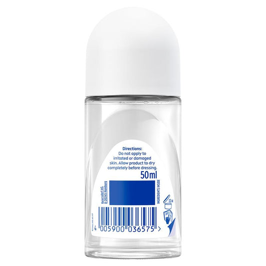 NIVEA Black & White Invisible Anti-Stain Roll-On Deodorant 72H, 50ml – view 2 - Auzzistore