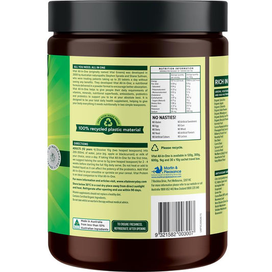 Vital All-In-One Organic Superfood Powder 300g with Probiotics – view 2