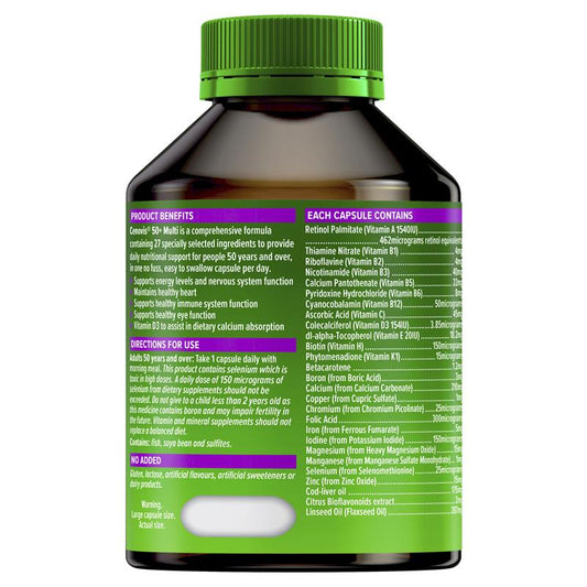 Cenovis Once Daily 50+ Multivitamins & Minerals 100 Capsules-Auzzi Store
