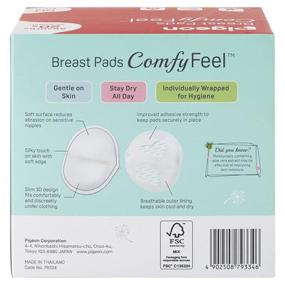 Pigeon Comfy Feel Breast Pads 50 Pieces - Comfort for Breastfeeding Moms