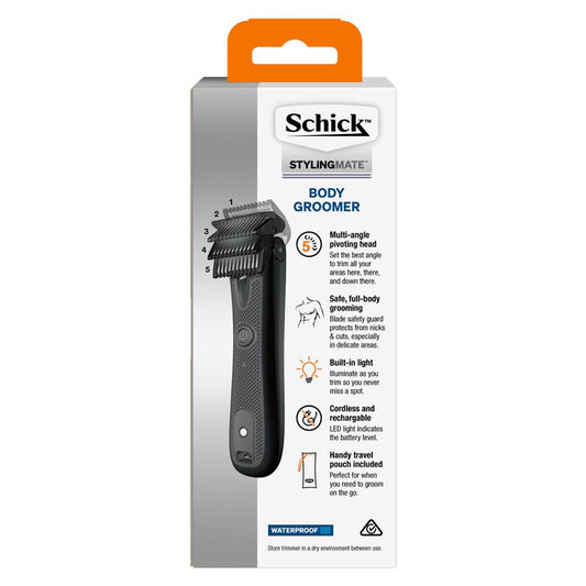 Schick Styling Mate Body Groomer Kit - Safe Full-Body Grooming – view 2 - Auzzistore