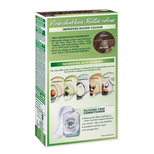 Garnier Nutrisse 6N Nudes Collection - Light Brown Permanent Hair Colour-Auzzi Store