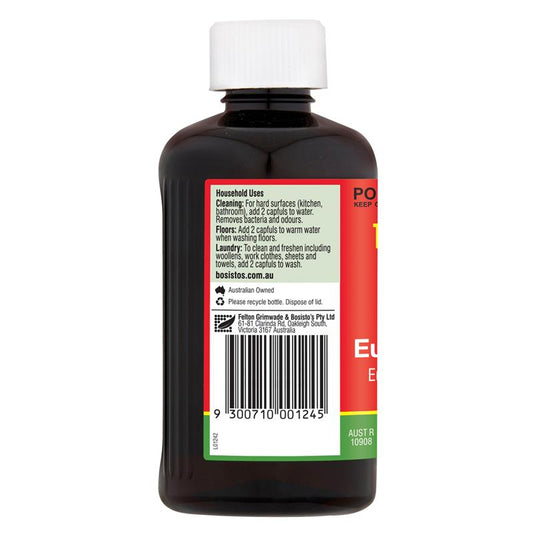 Bosisto's Eucalyptus Oil 175ml - Natural Antiseptic for Home and Health - Auzzi Store