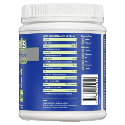 Hydralyte Sports Lemon Lime Electrolyte Powder 900g Tub - Auzzi Store