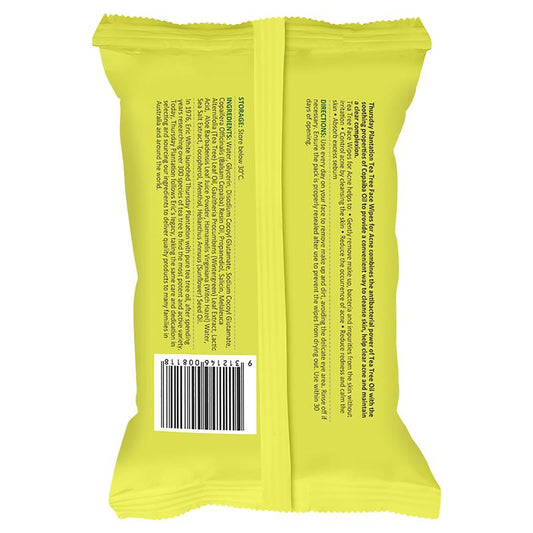 Thursday Plantation Tea Tree Face Wipes for Acne - 25 Pack-Auzzi Store
