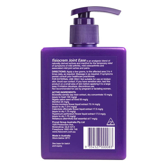 Fisiocrem Joint Ease Pump 200g - Targeted Joint Pain Relief