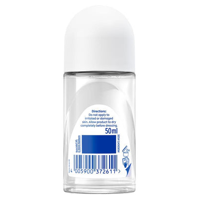 NIVEA Black & White Anti-Stain Roll-On Deodorant 72H Protection 50ml