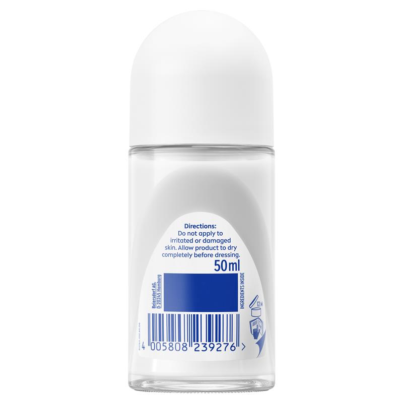 NIVEA Double Effect 72H Roll-On Deodorant with Avocado Extract, 50ml