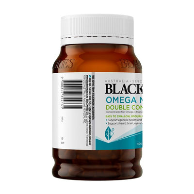 Blackmores Omega Mini Double Concentrate - 400 Capsules for Heart & Brain Health
