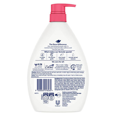 Dove Fruity Nourish Body Wash 1L – Moisturizing, Sulfate-Free