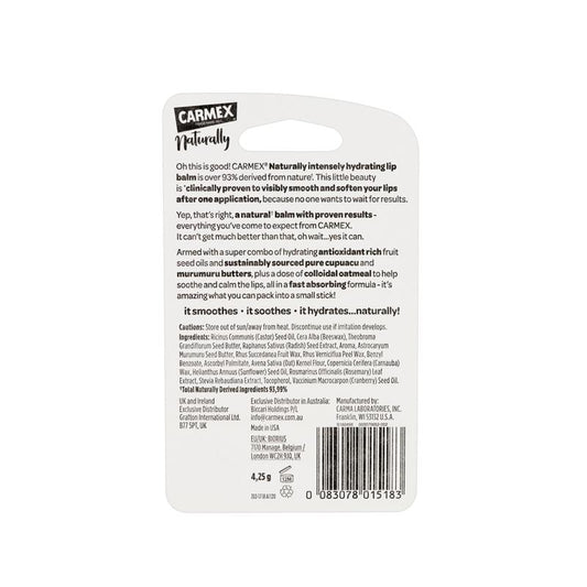 Carmex Naturally Hydrating Lip Balm - Watermelon Flavor 1 Pack – view 2