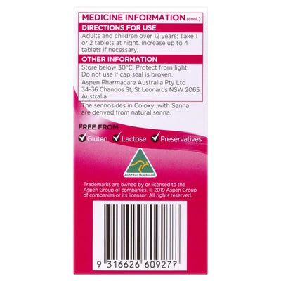 Coloxyl & Senna 90 Tablets - Reliable Constipation Relief